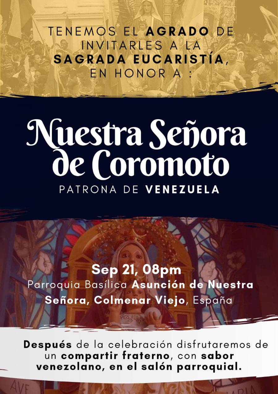 Virgen Coromoto Celebración 2019 septiembre 21 a las 20:00
