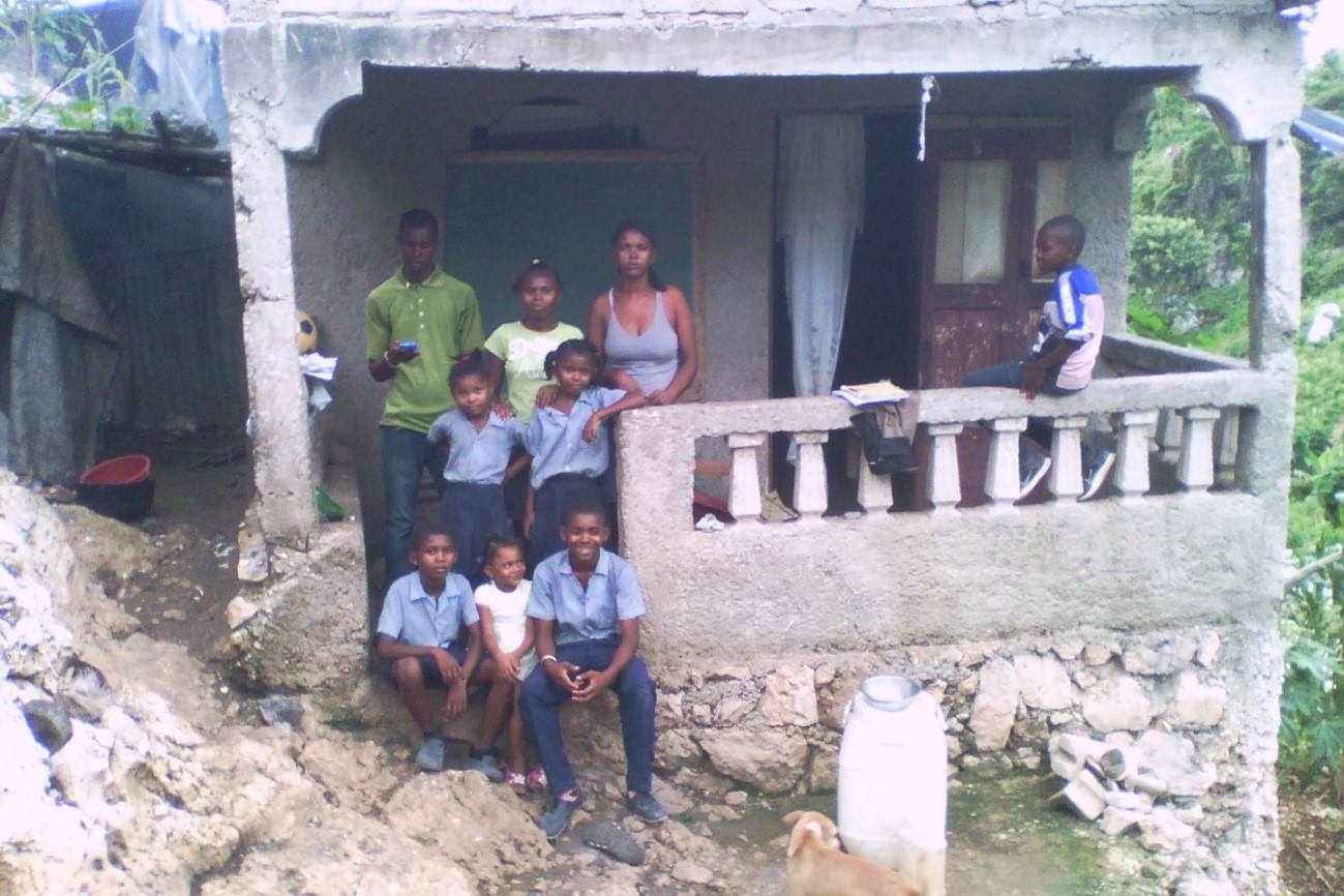 Haití, reconsturcción casa, donativo